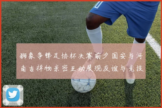 狮象争锋足协杯决赛前夕国安与河南吉祥物亲密互动展现友谊与竞技精神